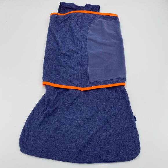 Halo Sleepsack Navy Ideal Temp Swaddle 2 Way Zipper Size 0-3 M 1.5 TOG - Picture 5 of 5